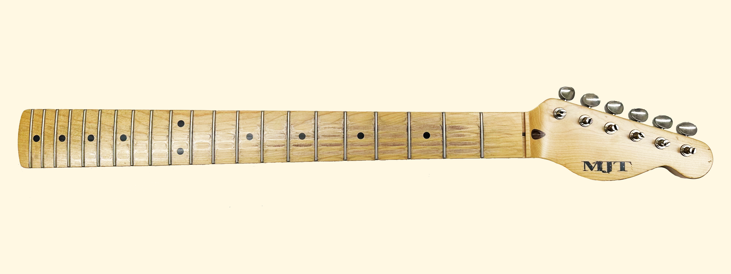 Bright Amber MJT Neck — MJT Aged Guitars